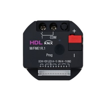 HDL KNX 1 Rele 16A + 4 IN+ 4 Led