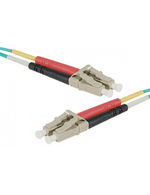 EXC Fiber LCLC duplex mm OM3 blue 2m