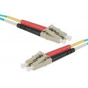 EXC Fiber LCLC duplex mm OM3 blue 2m