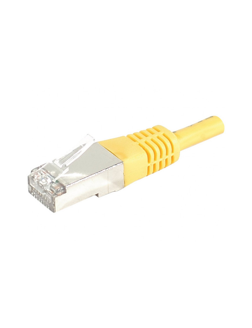 EXC CAT6 RJ45 Patchcable S/FTP yellow 1m