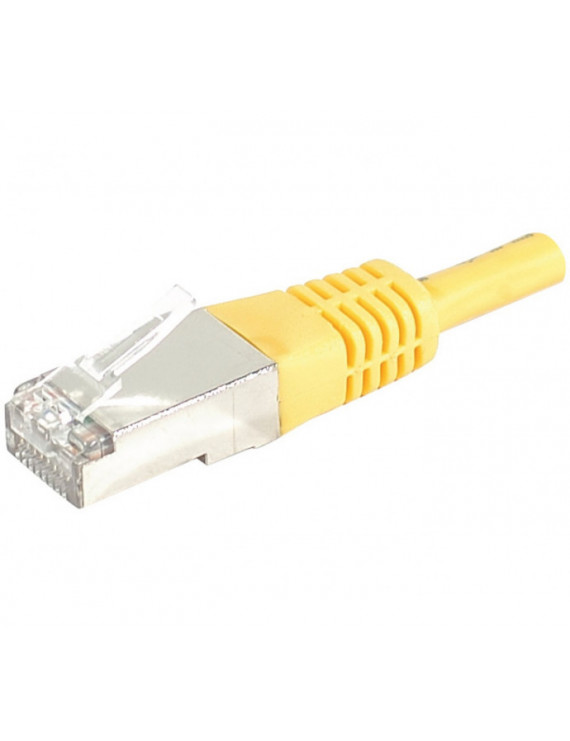 EXC CAT6 RJ45 Patchcable S/FTP yellow 1m