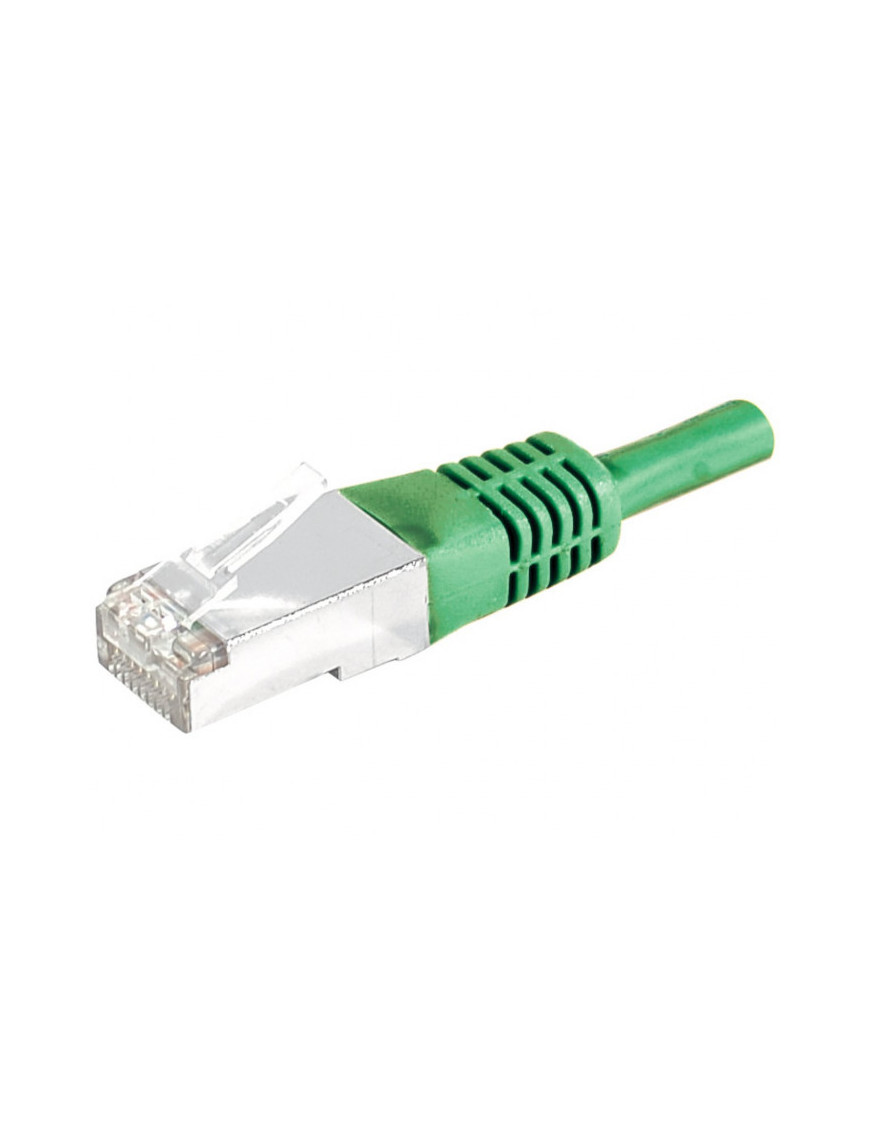 EXC CAT6 RJ45 Patchcable S/FTP green 1m