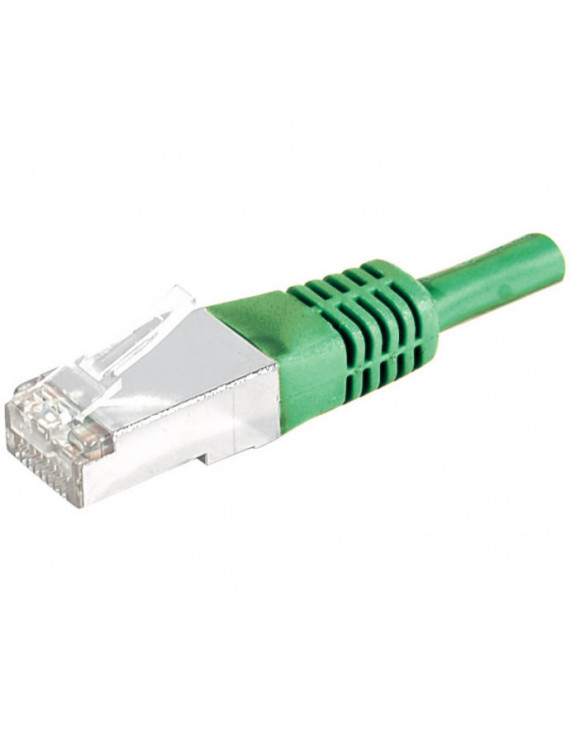 EXC CAT6 RJ45 Patchcable S/FTP green 1m