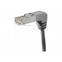 EXC CAT6A Patchcable angled S/FTP 0,3m