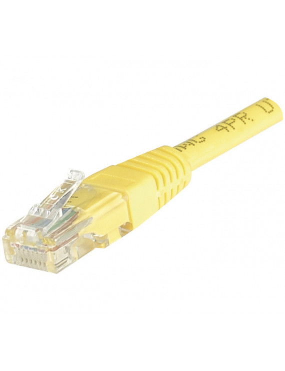 EXC CAT6 Patchcable U/UTP yellow 2m