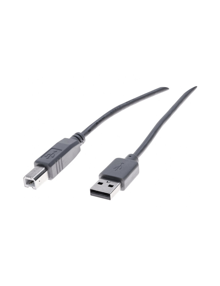 EXC USB 2.0 A male / B male grey 3m