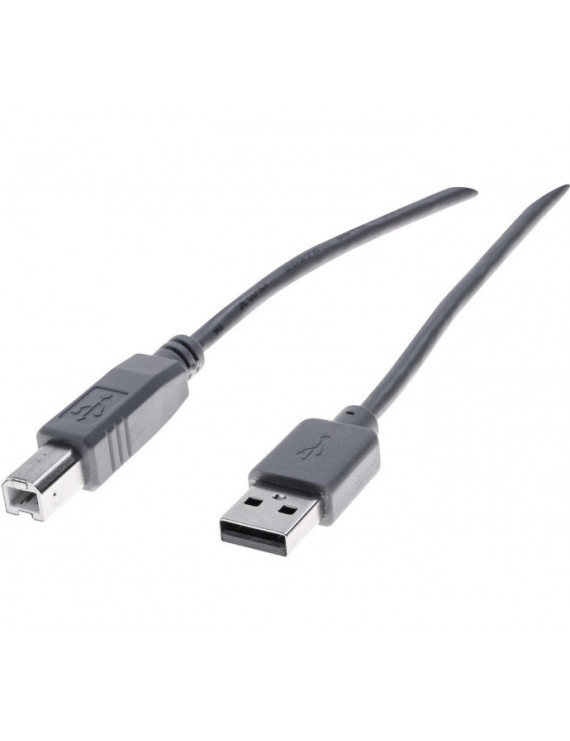 EXC USB 2.0 A male / B male grey 3m