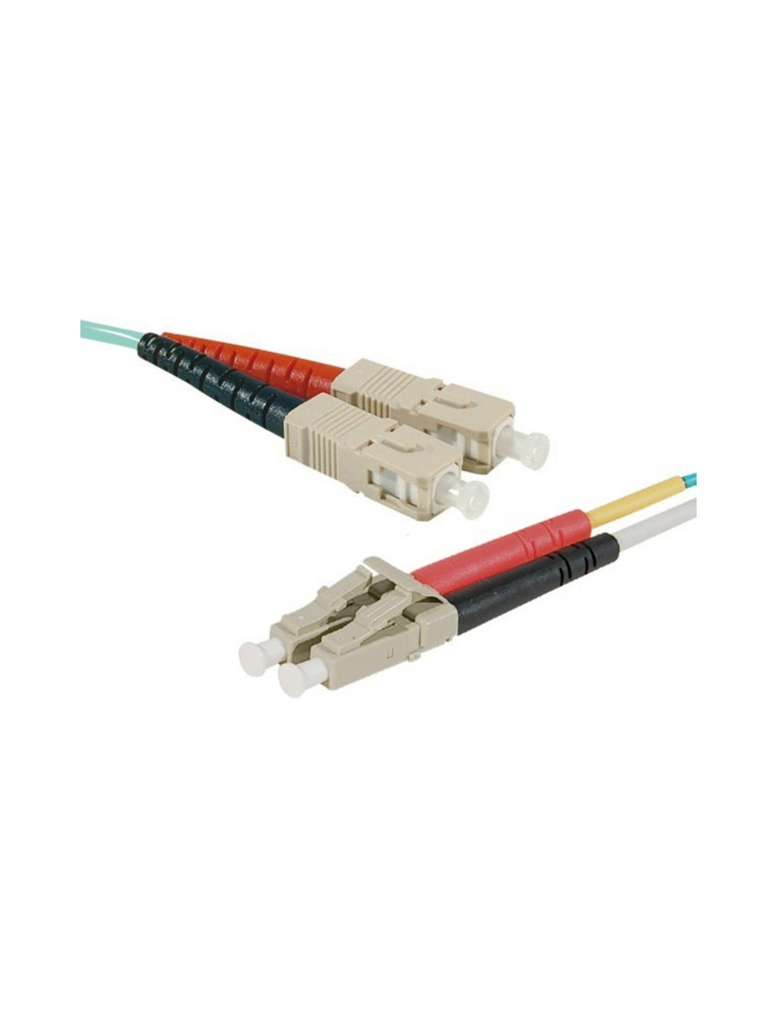 EXC Fiber SCLC duplex mm OM3 blue 3m