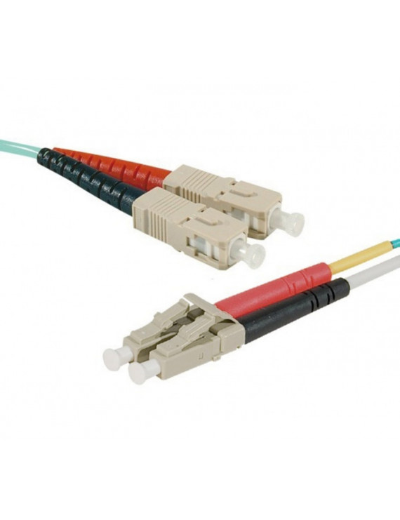 EXC Fiber SCLC duplex mm OM3 blue 3m