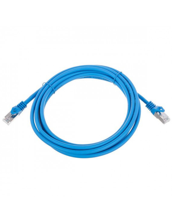 CAT 6A Patch Cable. S/FTP  blue  3.00m