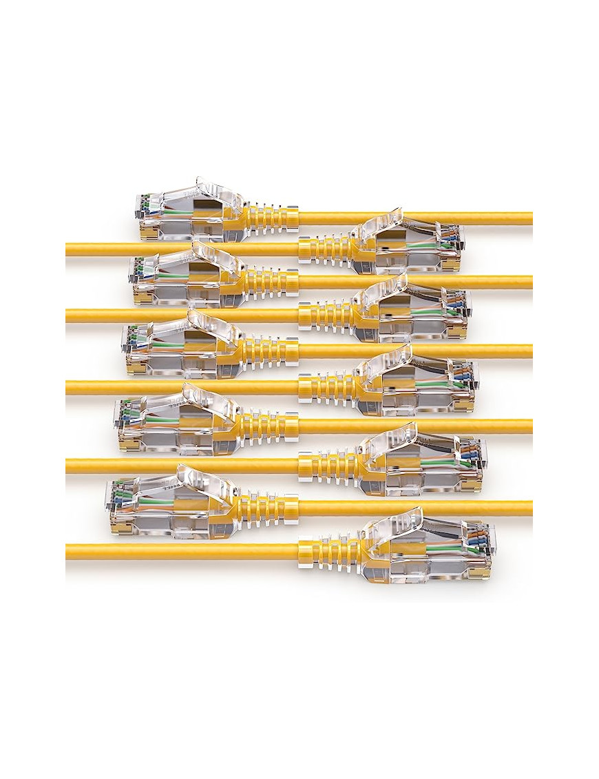 PureLink CAT6 Patch SLIM UTP yellow 1m