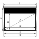 SEPI MOTCEILING TENSIO 244x137cm.