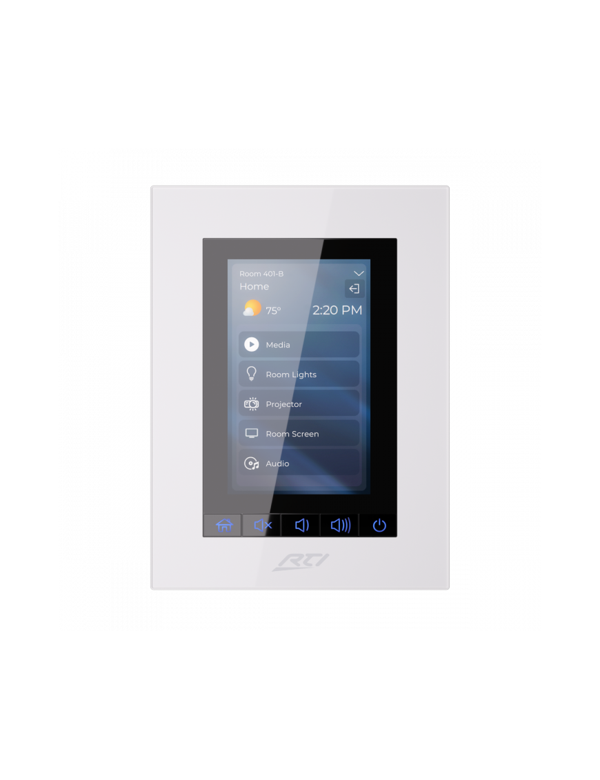 RTI KX4 Touchpanel INwall 4"