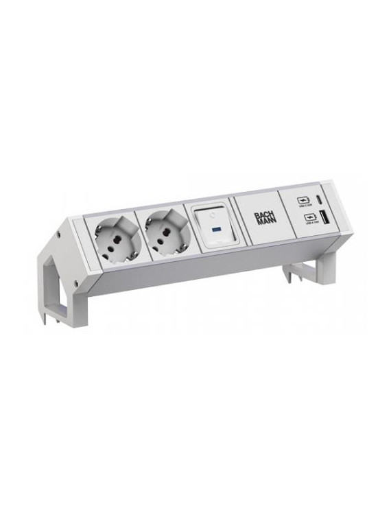 BACHMANN DESK2 ALU Pure White