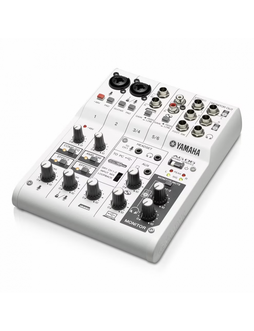 YAMAHA 6channel mixer with USB audio