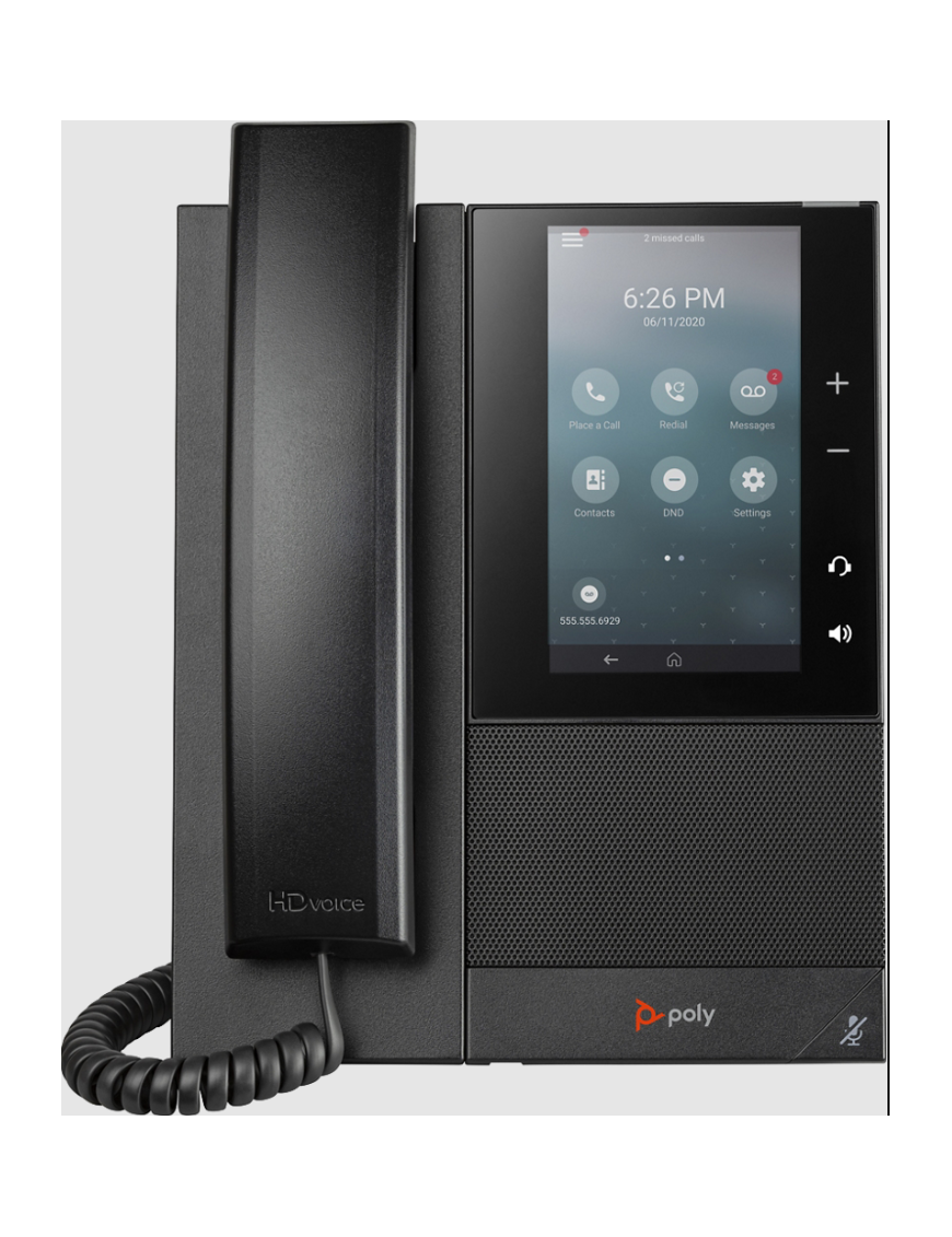 HP POLY CCX 500 MEDIA PHONE,TEAMS,POE