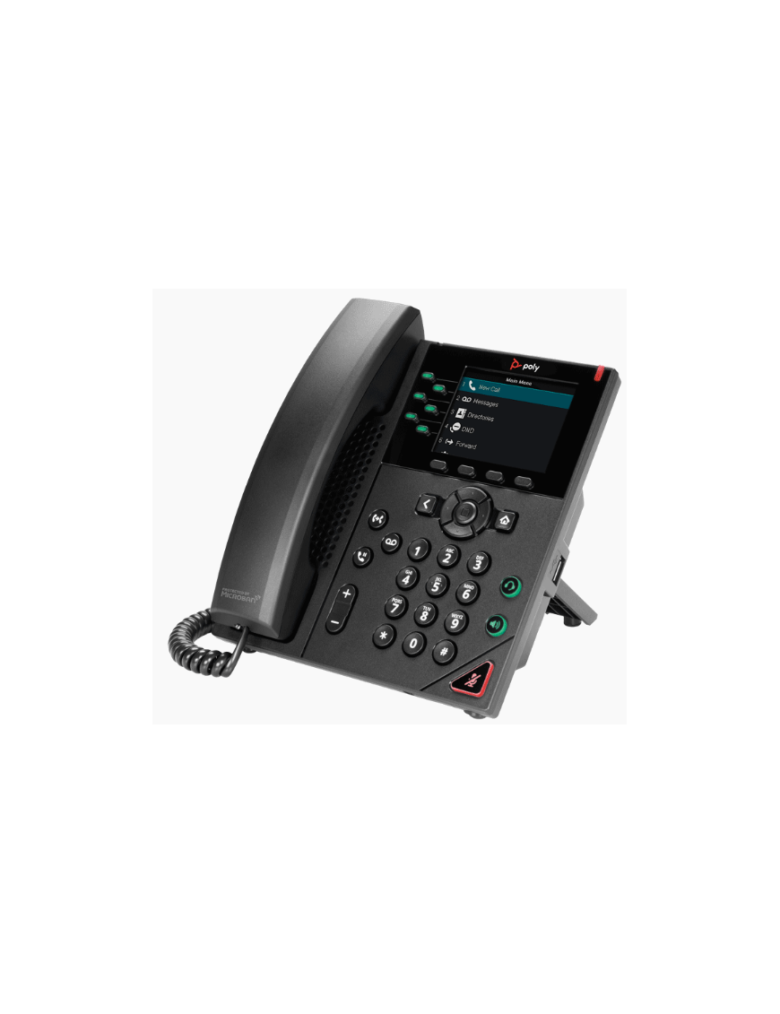 HP POLY VVX 350 DESKTOP PHONE,POE