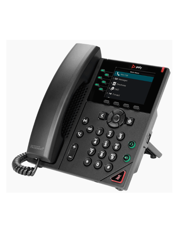 HP POLY VVX 350 DESKTOP PHONE,POE