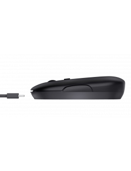 TRUST PUCK WIRELESS MOUSE BLACK