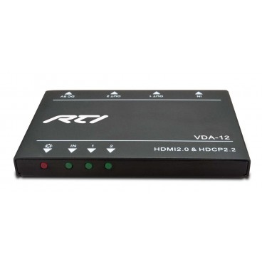RTI VDA12 1x2 HDMI 2.0 splitter