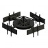 PEERLESS Quad Ceiling Mount