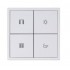 HDL KNX 4 Button Smart Panel EU TILE