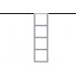 HDL KNX Tile Series 4 Gangs Panel Frame