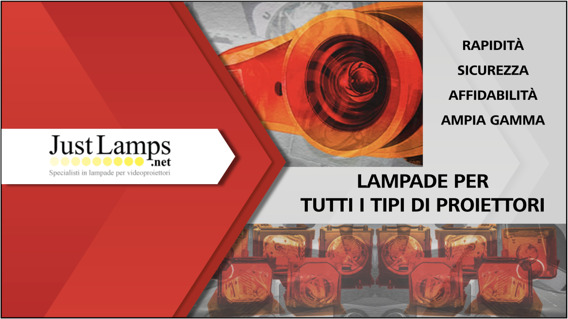 Just lamps: lampade per videoproiettori